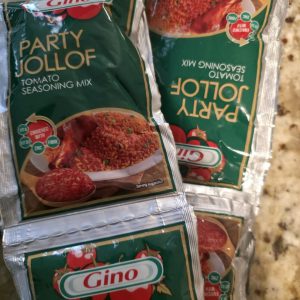 Gino party-jollof tomato paste, roll of 5pcs